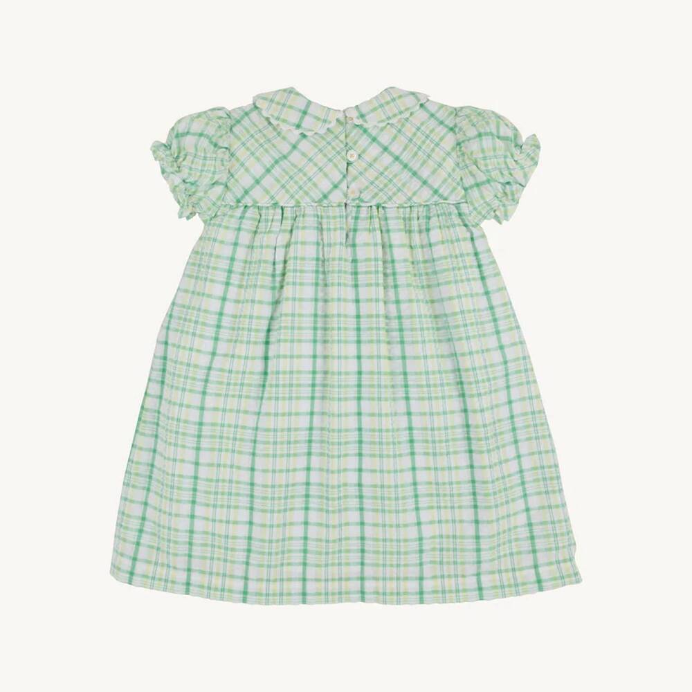 NEW THE BEAUFORT BONNET COMPANY girls' holly day dress in green